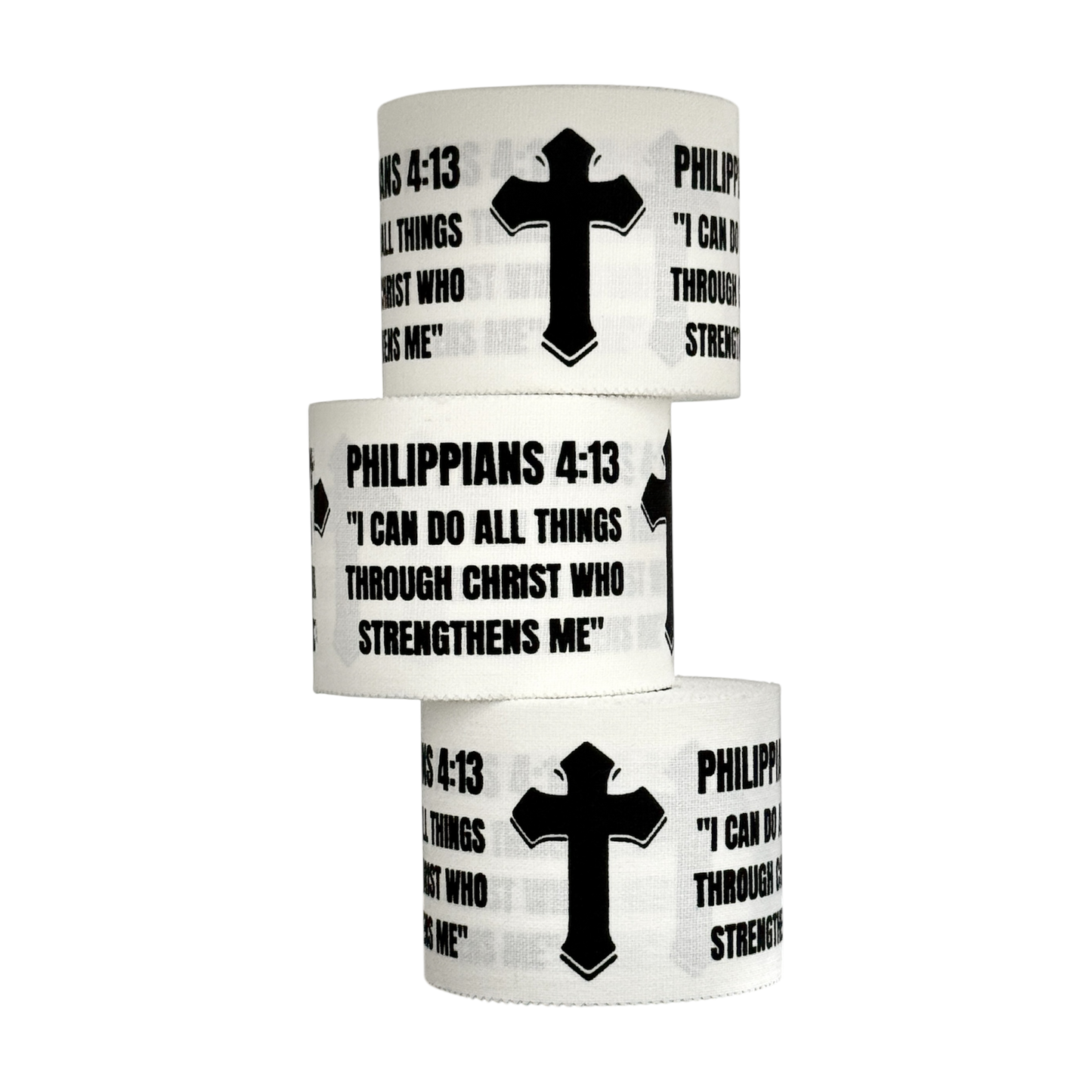 Vaulted Pros Scripture Sports Tape - White