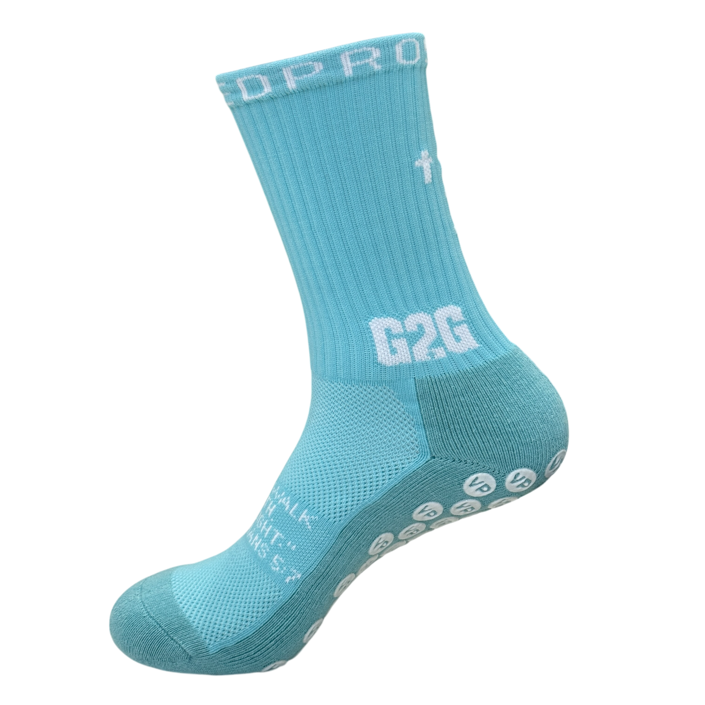 Light-Blue G2G Grip Socks