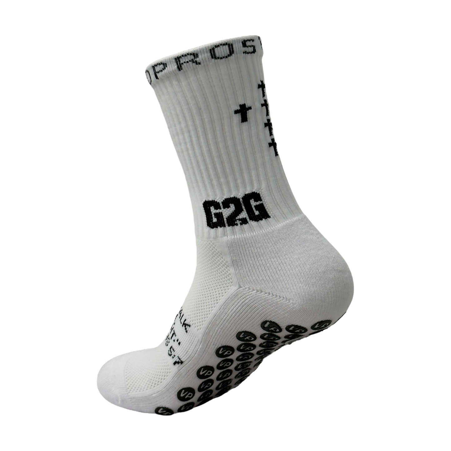White G2G Grip Socks