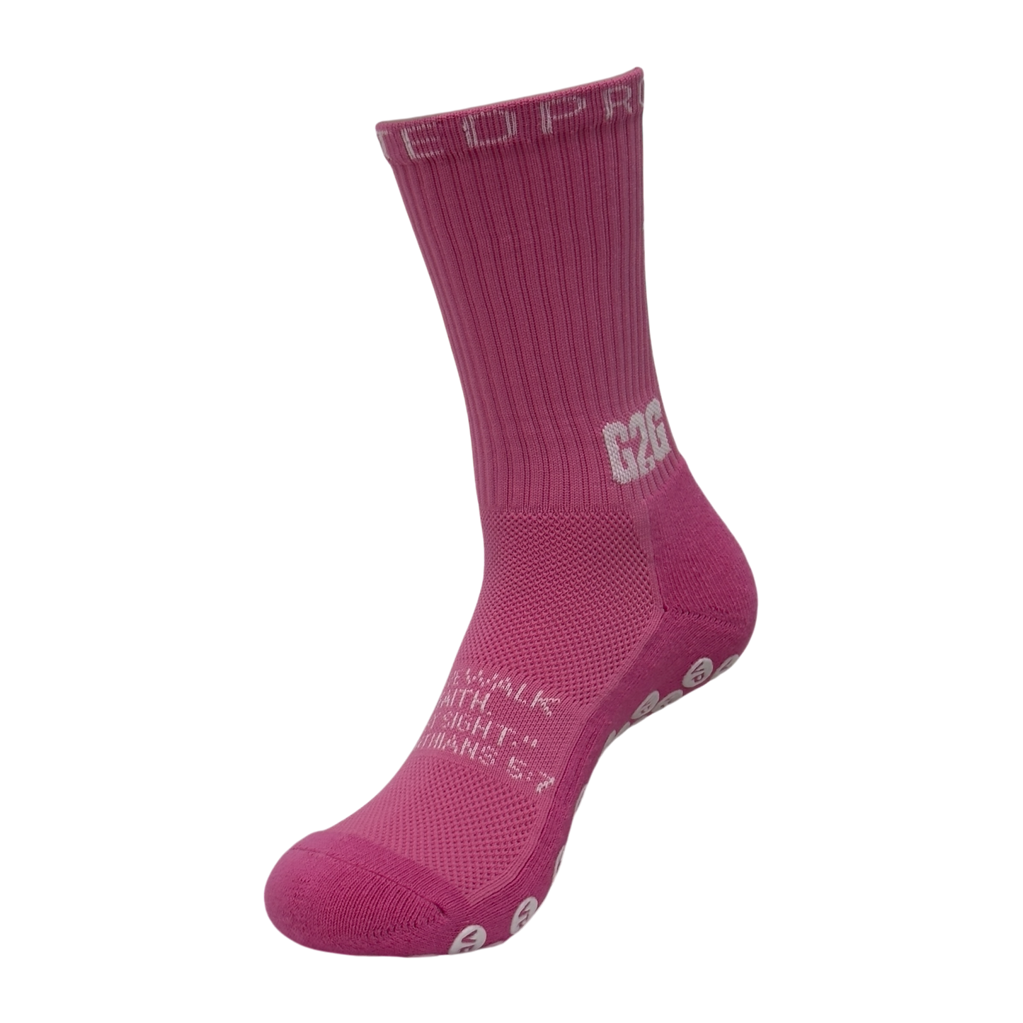 Pink G2G Grip Socks