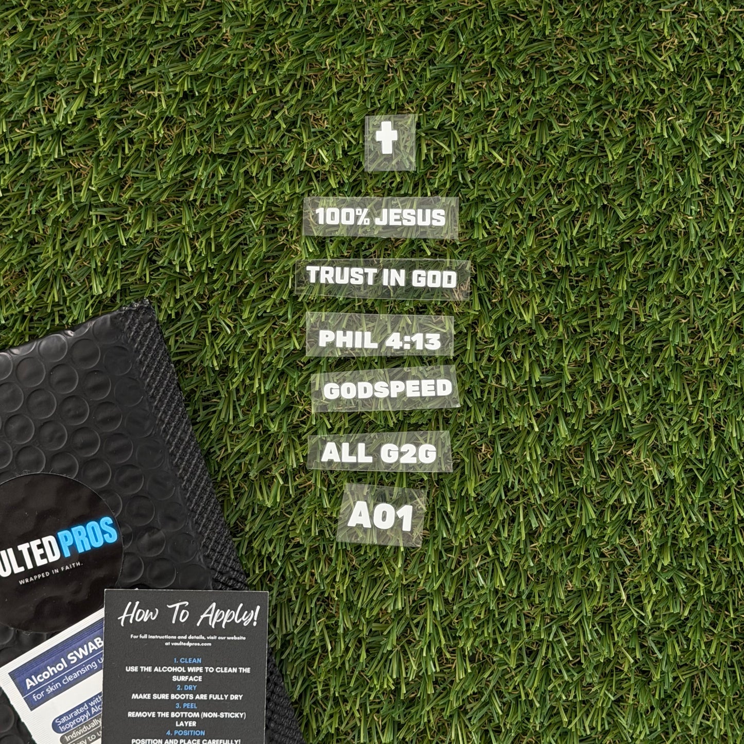 Faith Pack (7 Boot Decals)