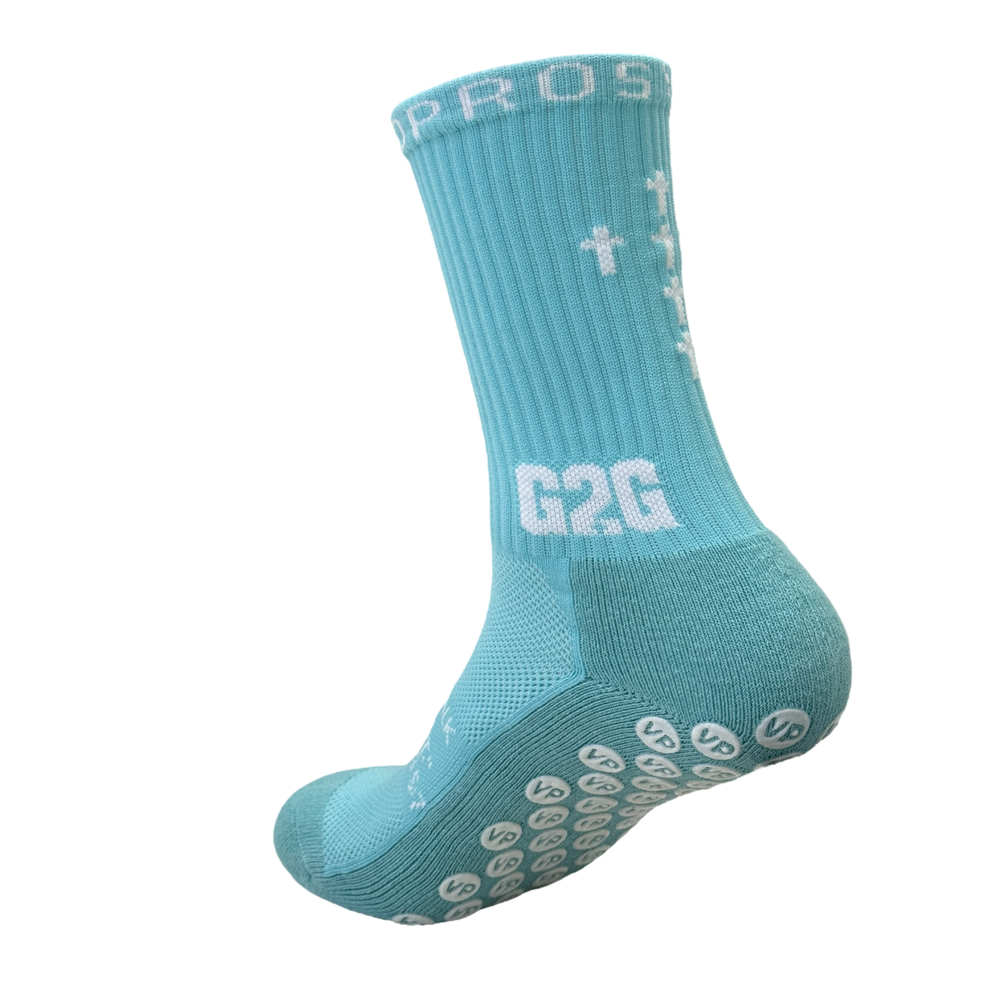 Light-Blue G2G Grip Socks