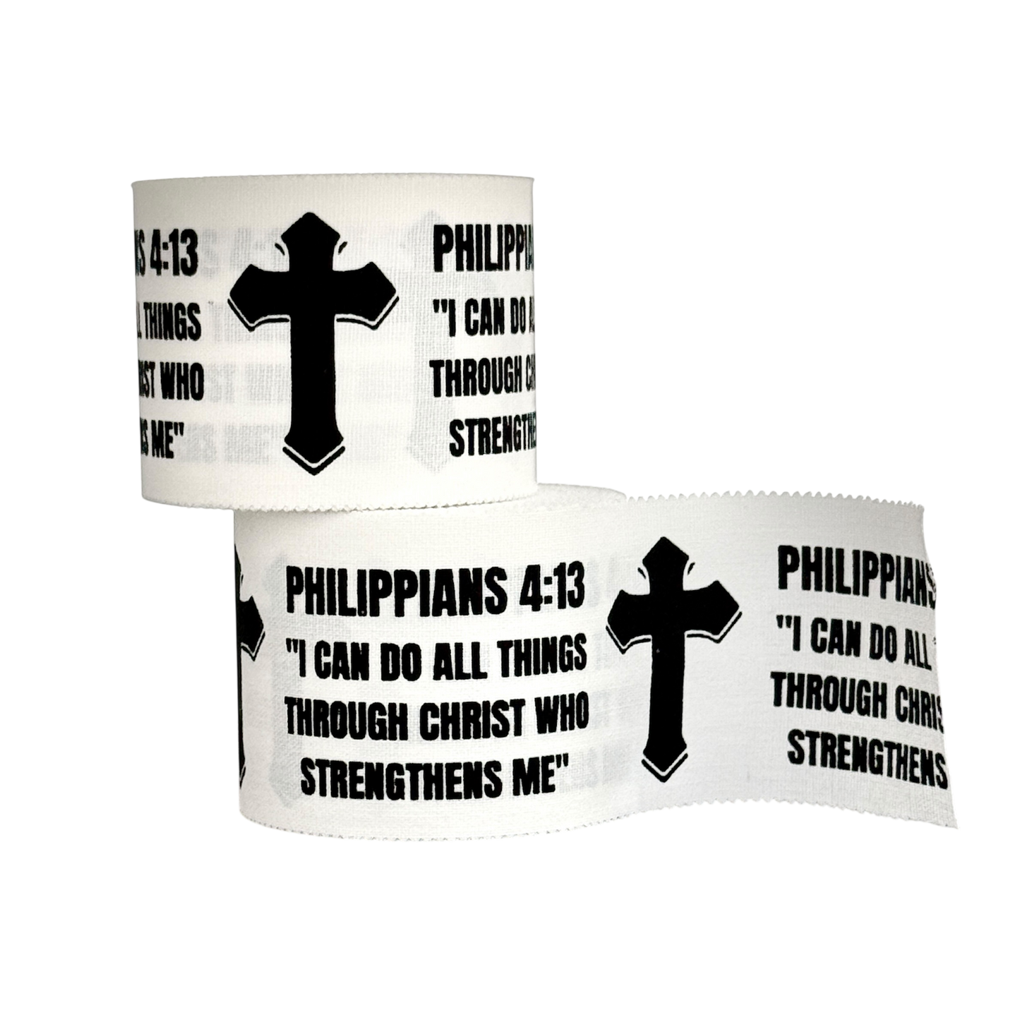 Vaulted Pros Scripture Sports Tape - White