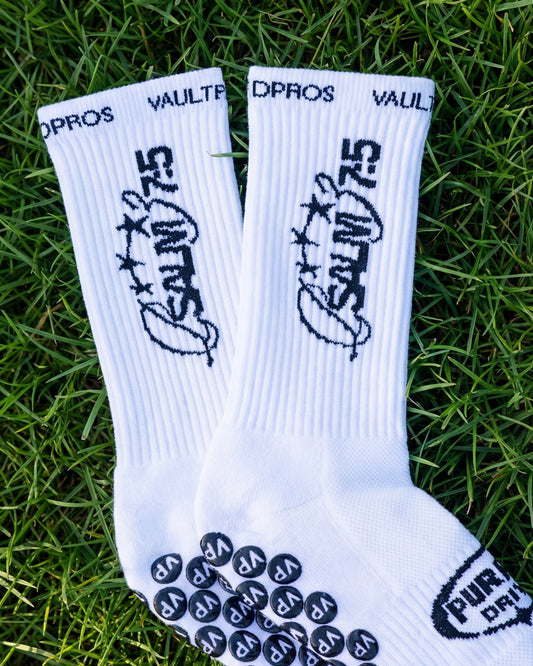 Psalm 37:5 Grip Socks - Black