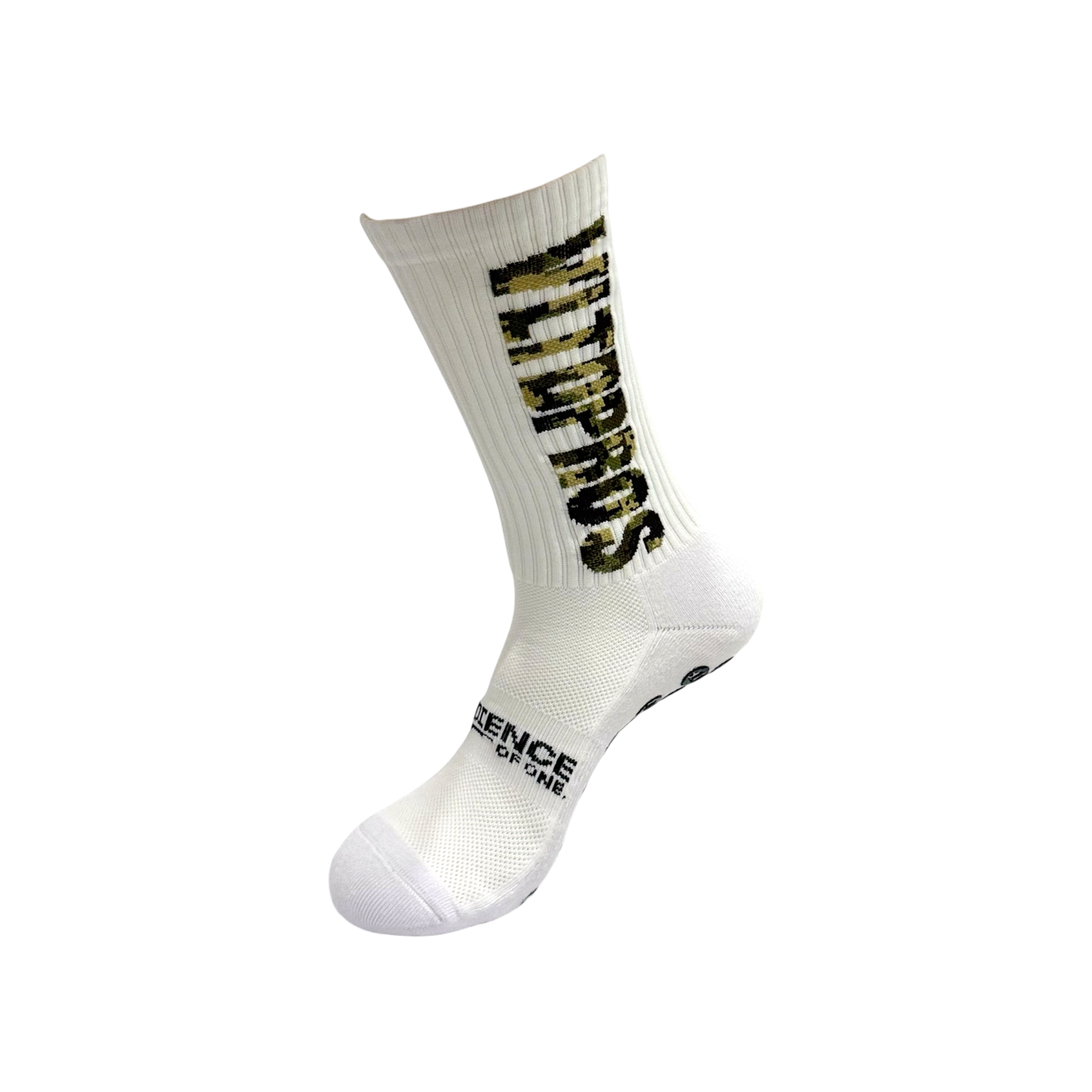 Digital Camo "AO1" Grip Socks - White