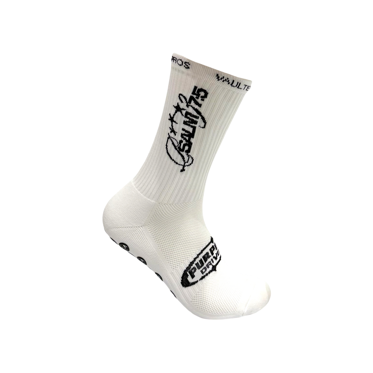 Psalm 37:5 Grip Socks - Black