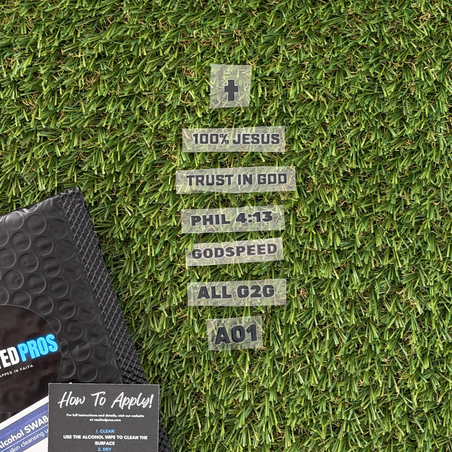 Faith Pack (7 Boot Decals)