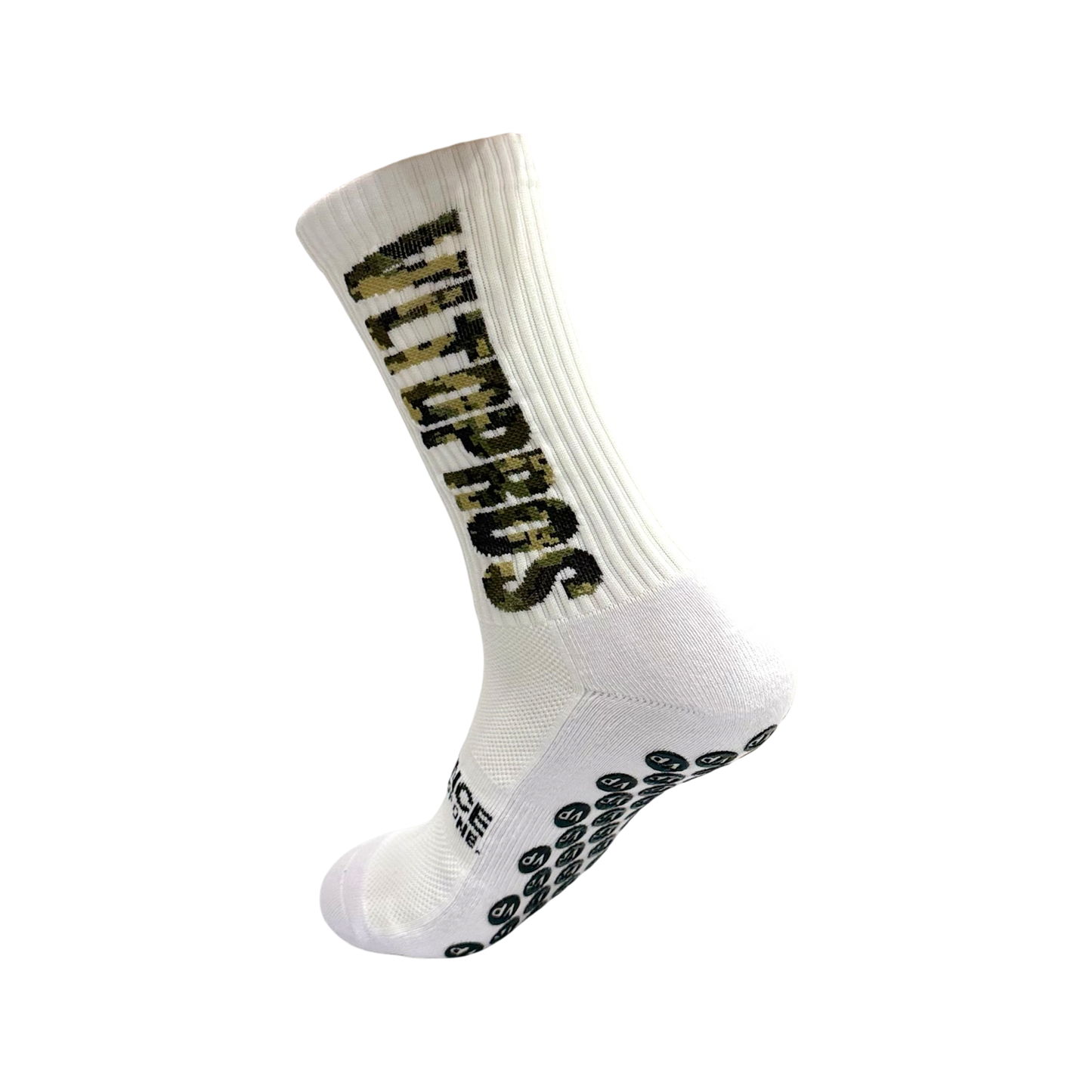 Digital Camo "AO1" Grip Socks - White