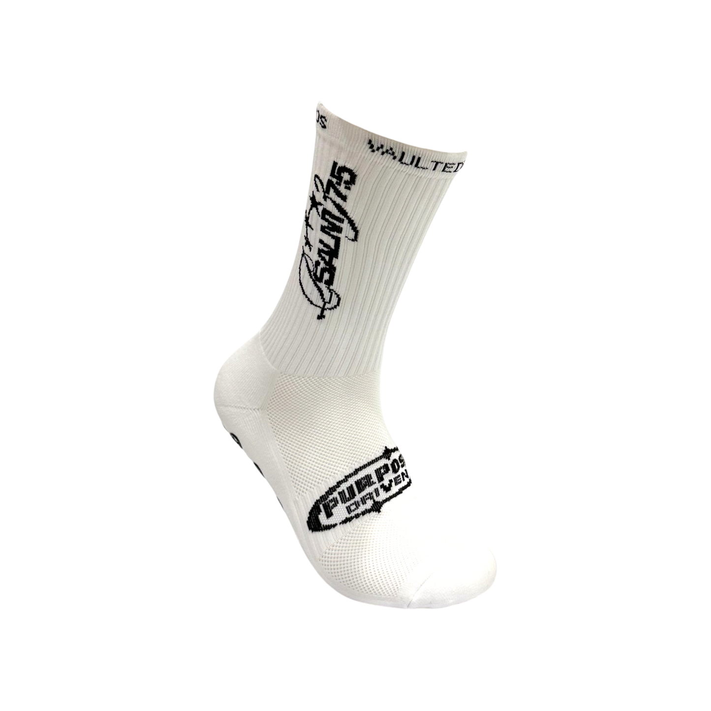 Psalm 37:5 Grip Socks - Black