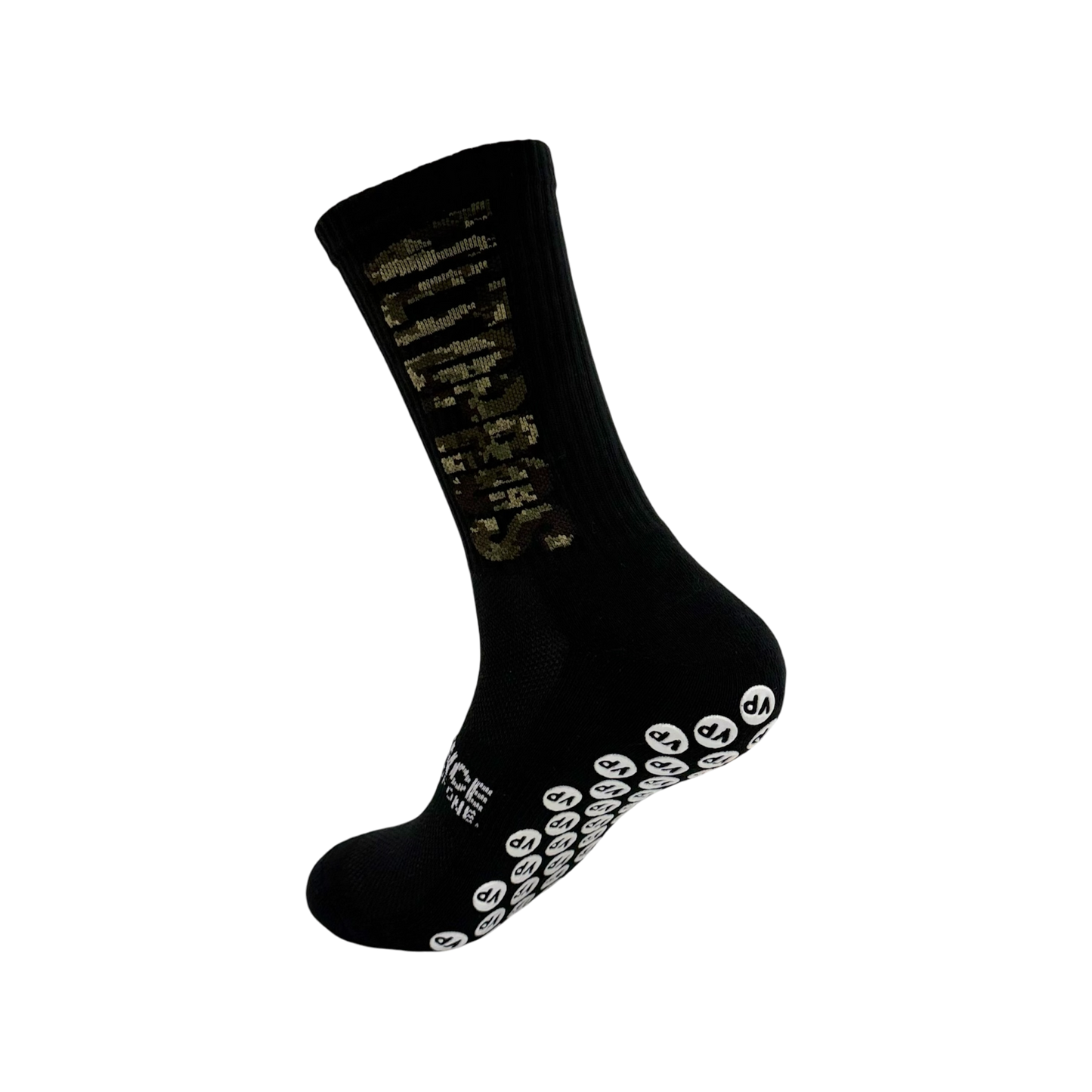 Digital Camo "AO1" Grip Socks - Black