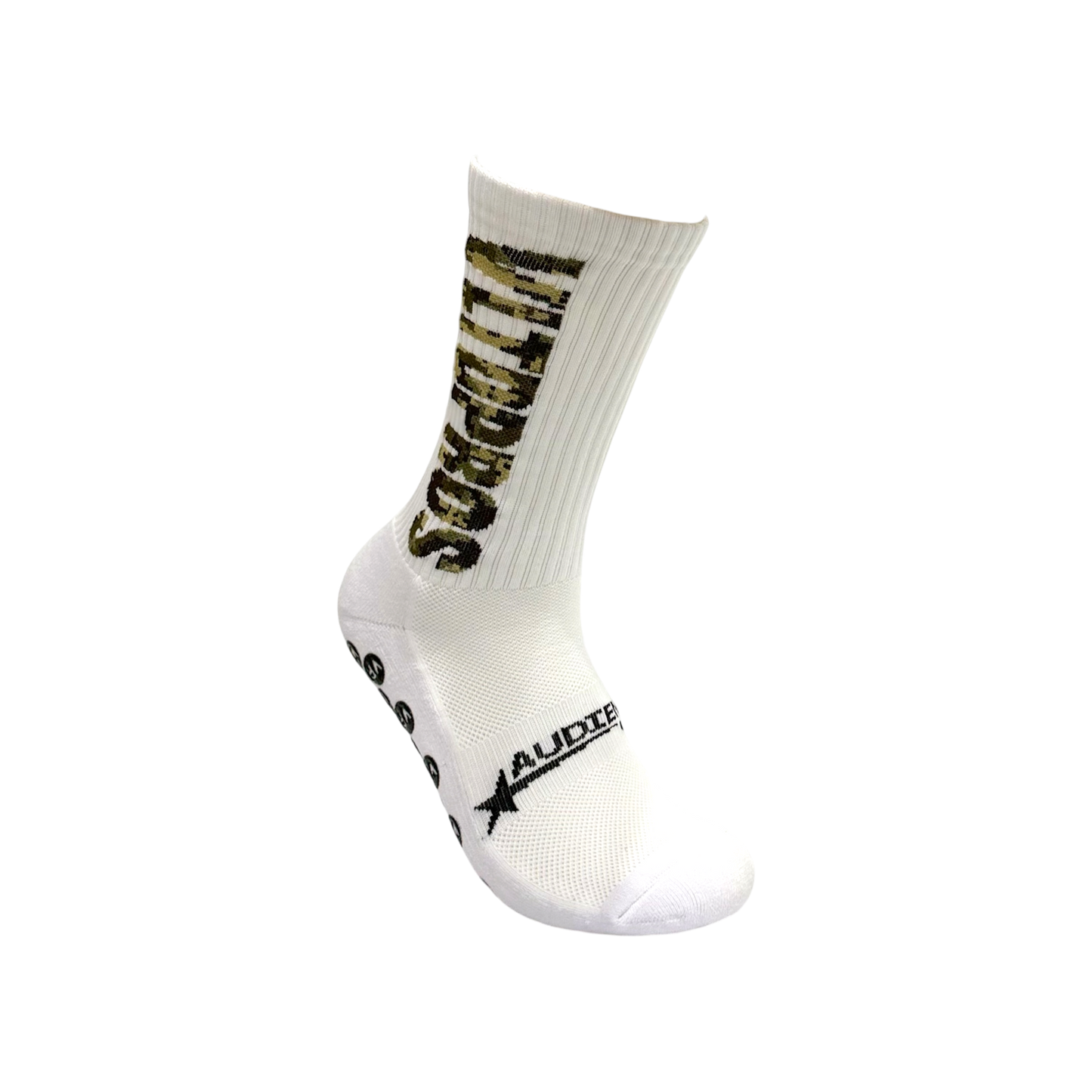 Digital Camo "AO1" Grip Socks - White