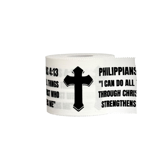 Vaulted Pros Scripture Sports Tape - White