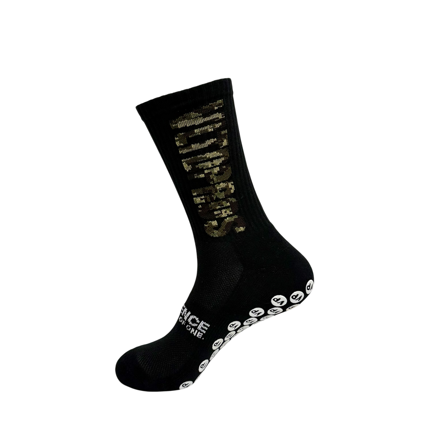 Digital Camo "AO1" Grip Socks - Black