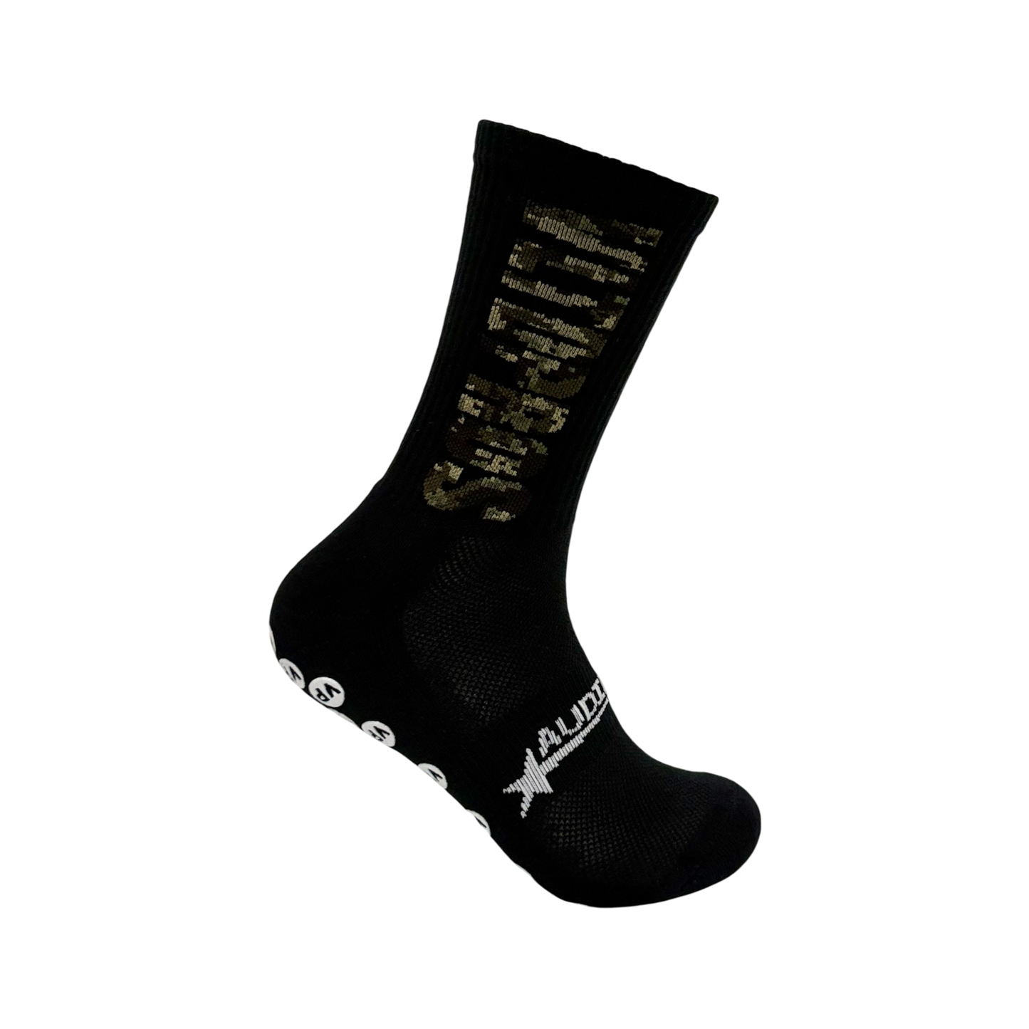 Digital Camo "AO1" Grip Socks - Black