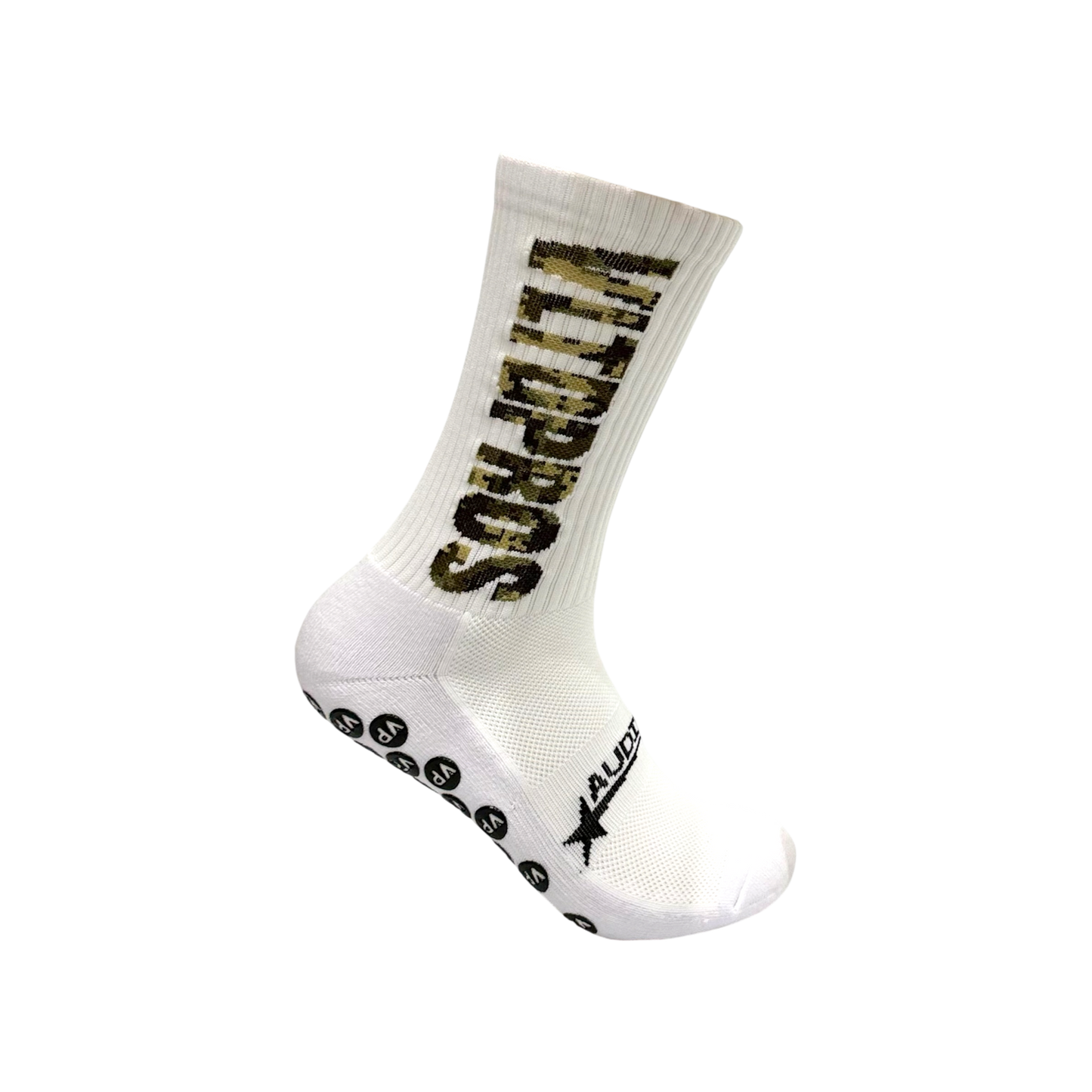 Digital Camo "AO1" Grip Socks - White