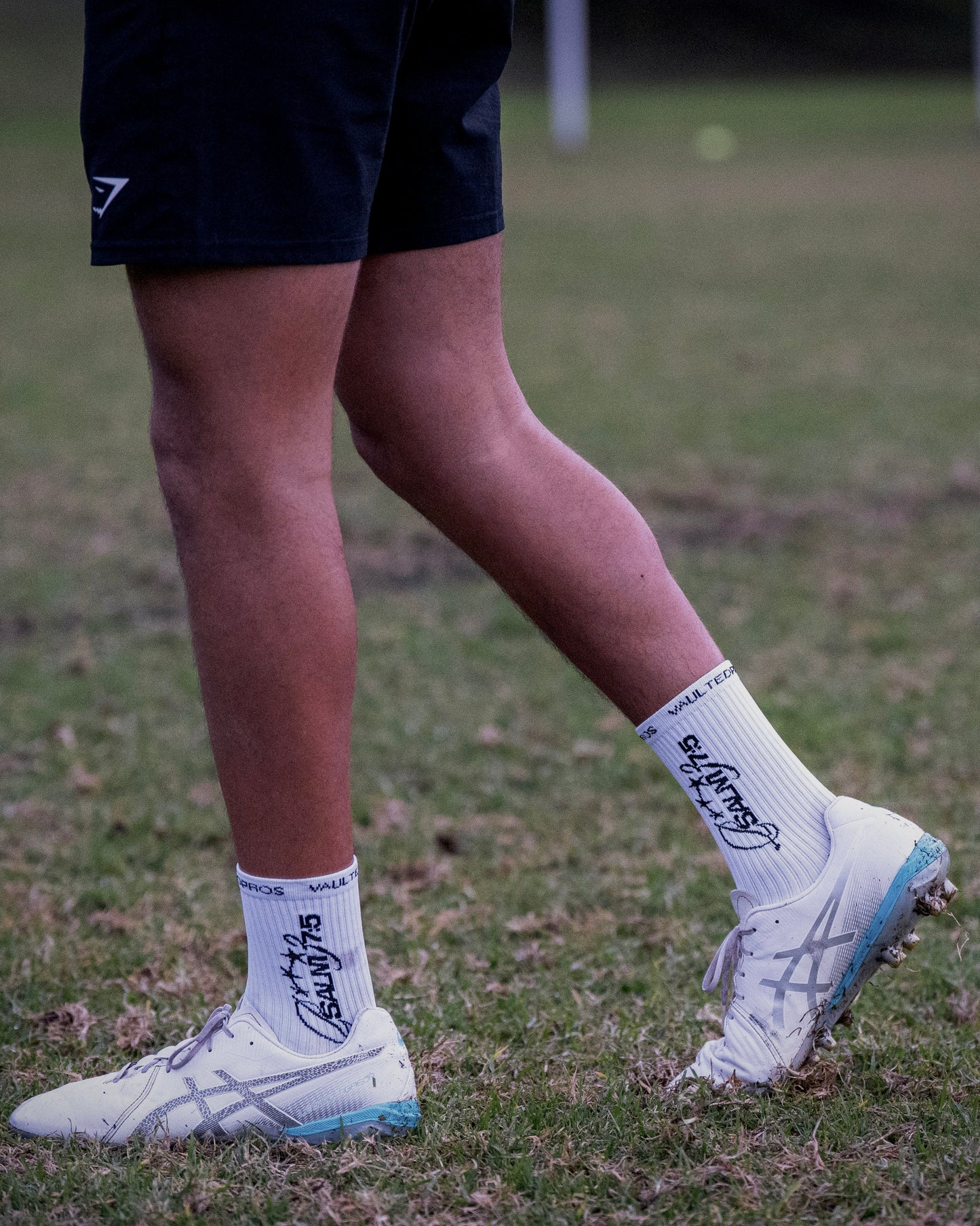 Psalm 37:5 Grip Socks - Black