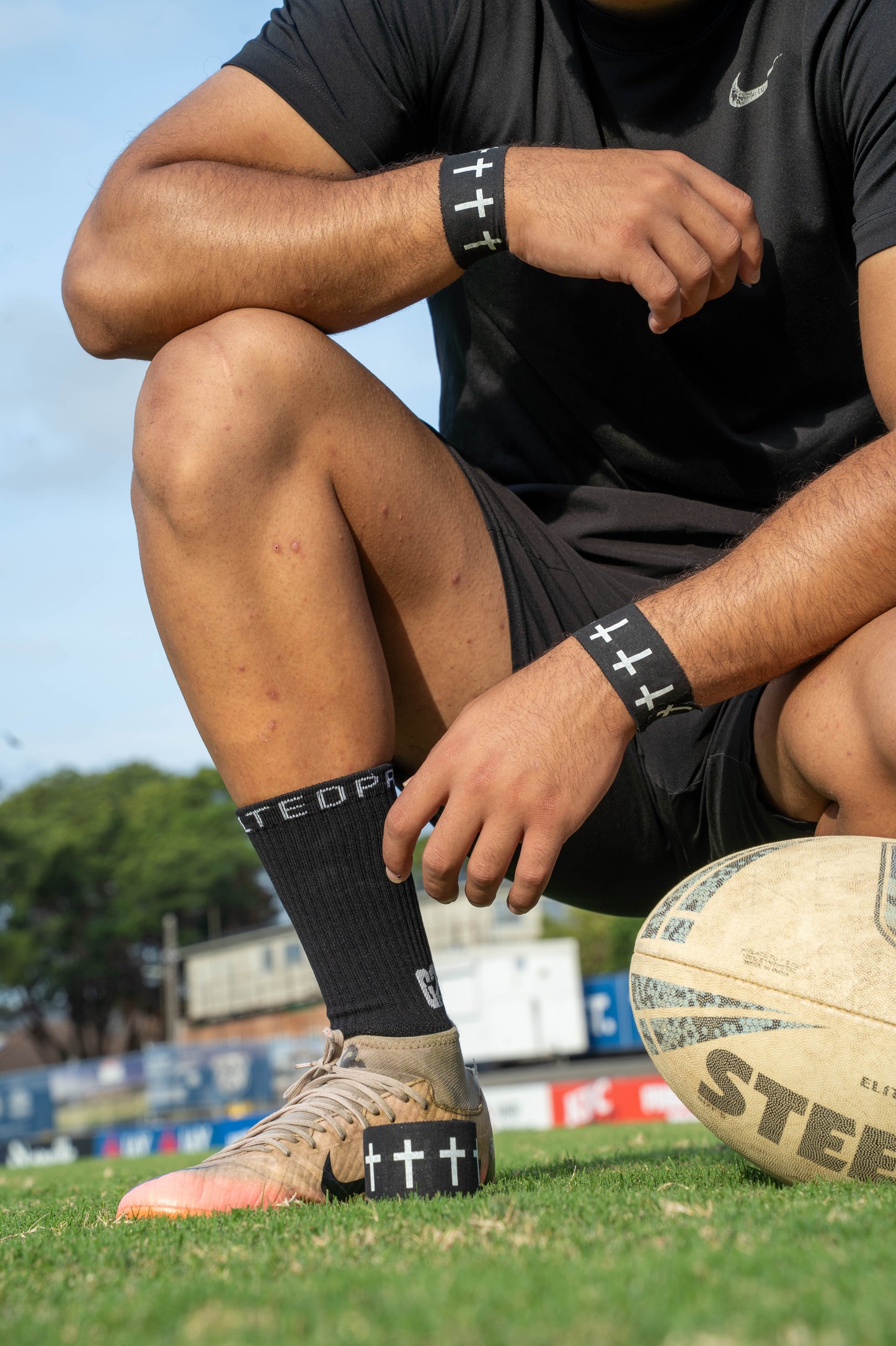 Vaulted Pros Cross Sports Tape - BLACK