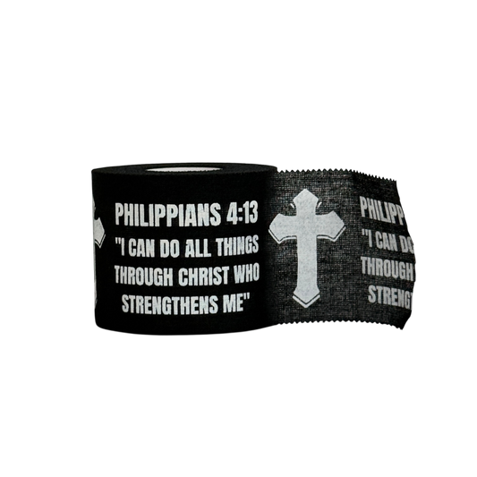 Vaulted Pros Scripture Sports Tape - Limited Black Edition