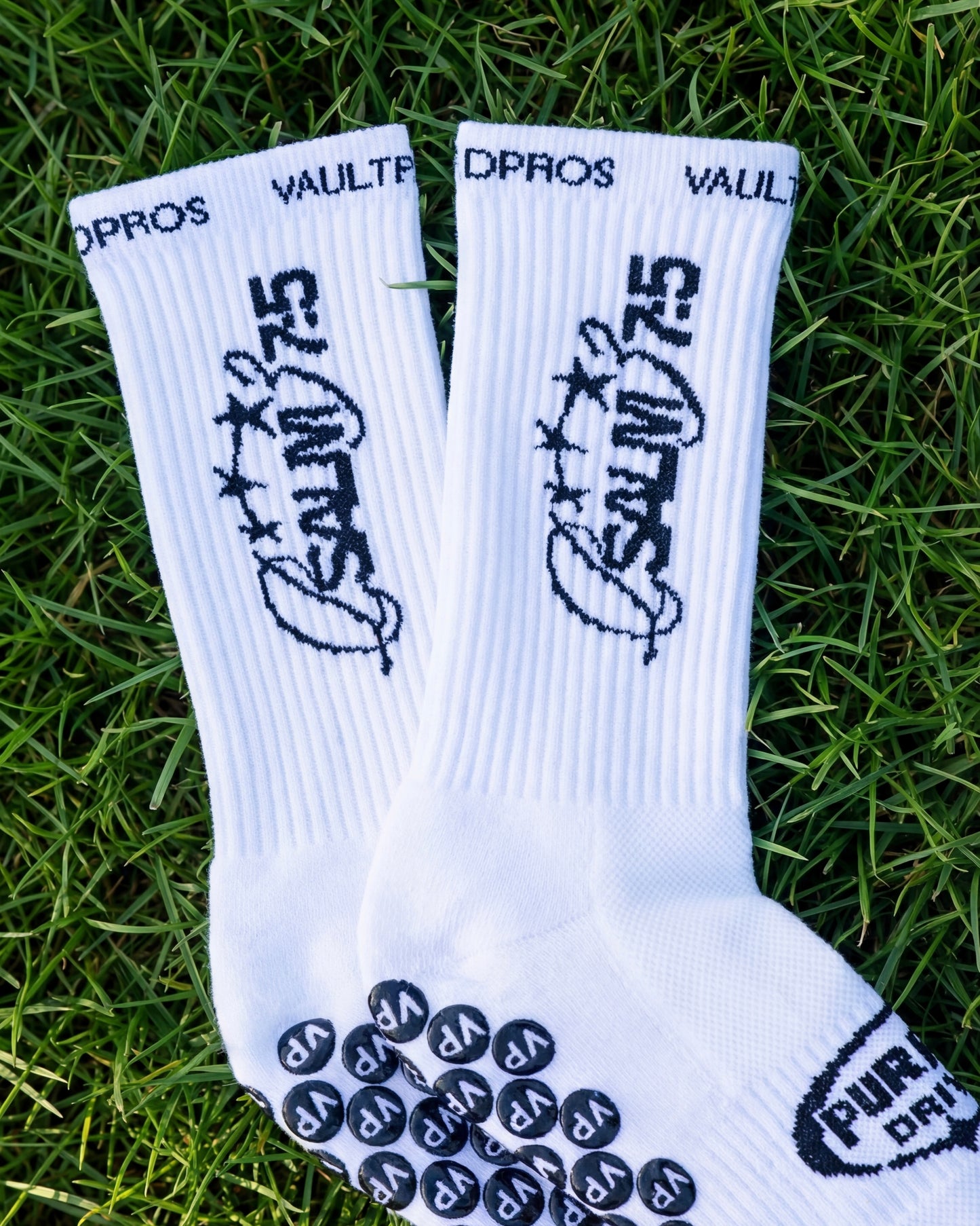 Psalm 37:5 Grip Socks - Black