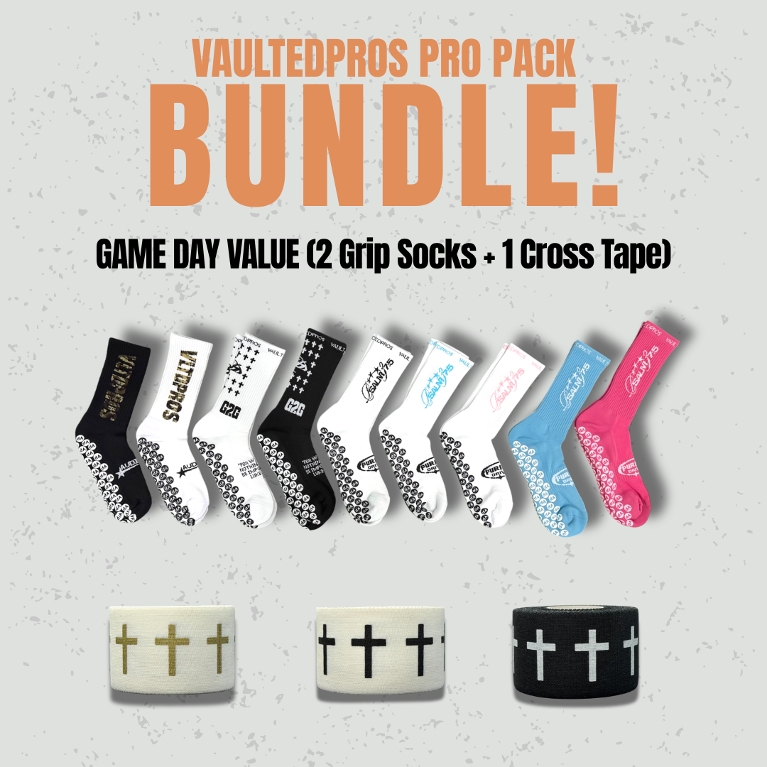 Bundle - Pro Pack 🔥 (2 GRIP SOCKS + 1 CROSS TAPE)