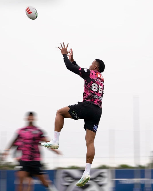 Pink Psalm 37:5 Grip Socks